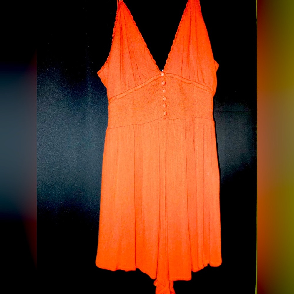 Spaghetti string romper